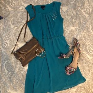 Teal dress